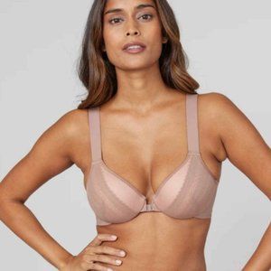 NEW - Spanx - Size 36B - BRA-LLELUJAH-Illusion Lace Full Coverage - Cafe Au Lait
